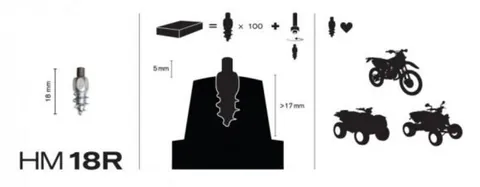 Maxi Grip MaxiGrip Dubbsats 18mm Racing 100st Ink verktyg