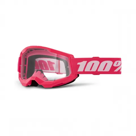 100% 100%, STRATA 2 JUNIOR Glasögon Pink - Clear Lens, BARN