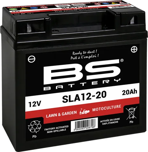 BS Battery BS Battery SLA12-20 (FA) Batteri 12V 20Ah (Lawn & Garden)