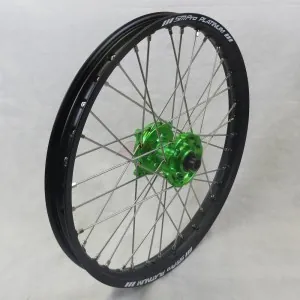 SM Pro Pt, Kawasaki 21x1.60, Green/Black/Nickel, 20mm + 22mm