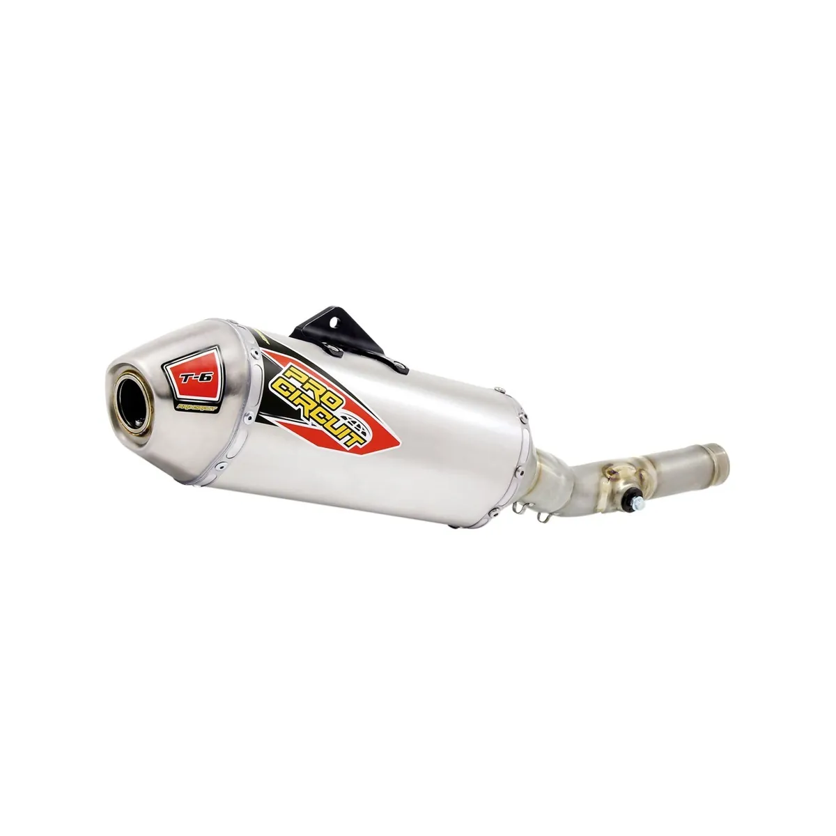 T-6 SLIP-ON MUFFLER STAINLESS, KX250F 2009-2016
