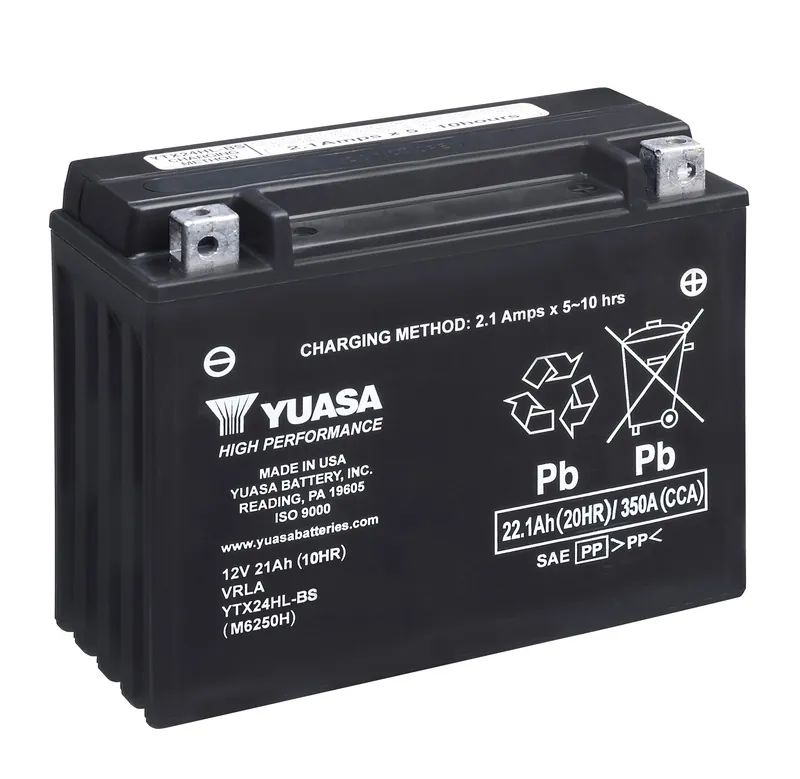 Yuasa Batteri YTX24HL-BS (CP) Inkl syra