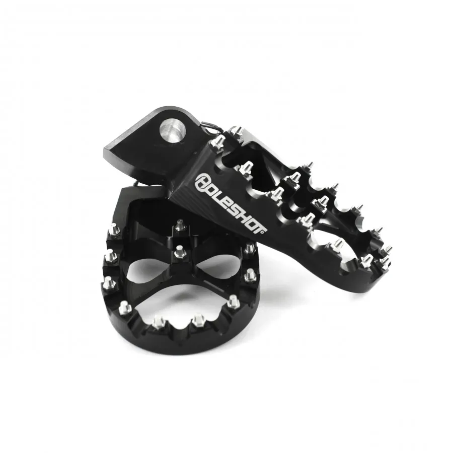 Holeshot Fotpinnar Svart Honda CR 125R 02-07 - m.fl.