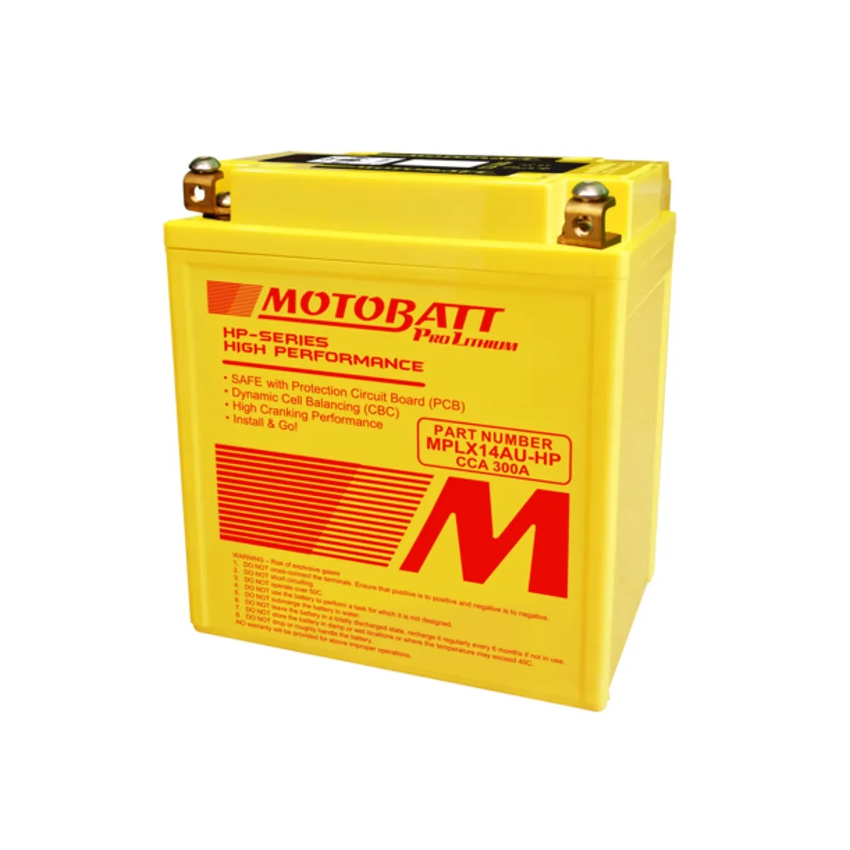 Motobatt lithium batteri MPLX14AU-HP