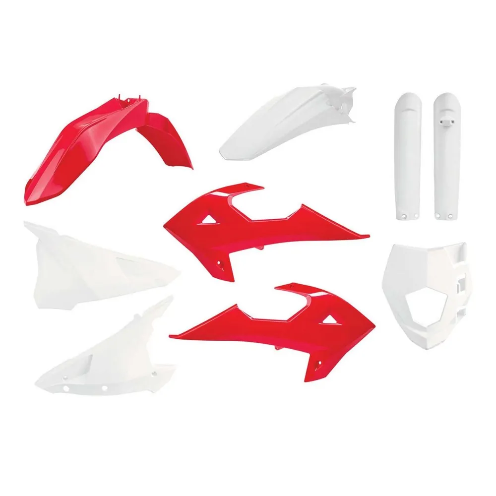 Plastkit Enduro m l.kåpa, gaffelb.skydd GasGas 18-20,Rieju MR250 21-22