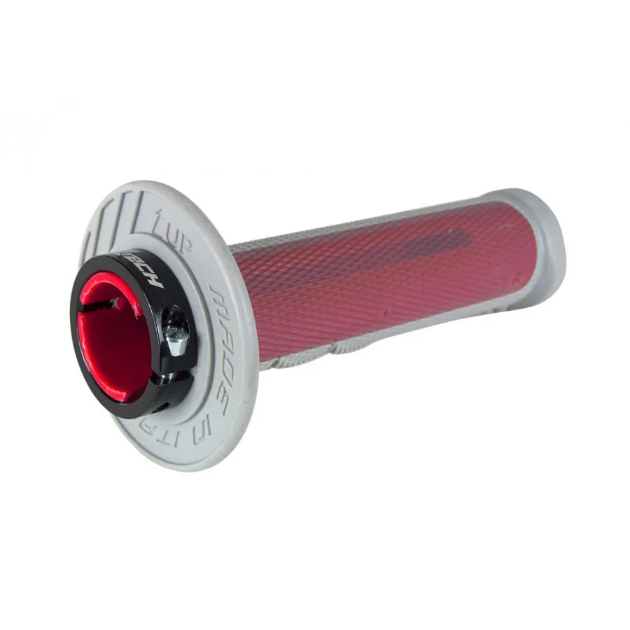 Rtech, R20 LOCK-ON GRIPS HALF WAFFLE, SVART