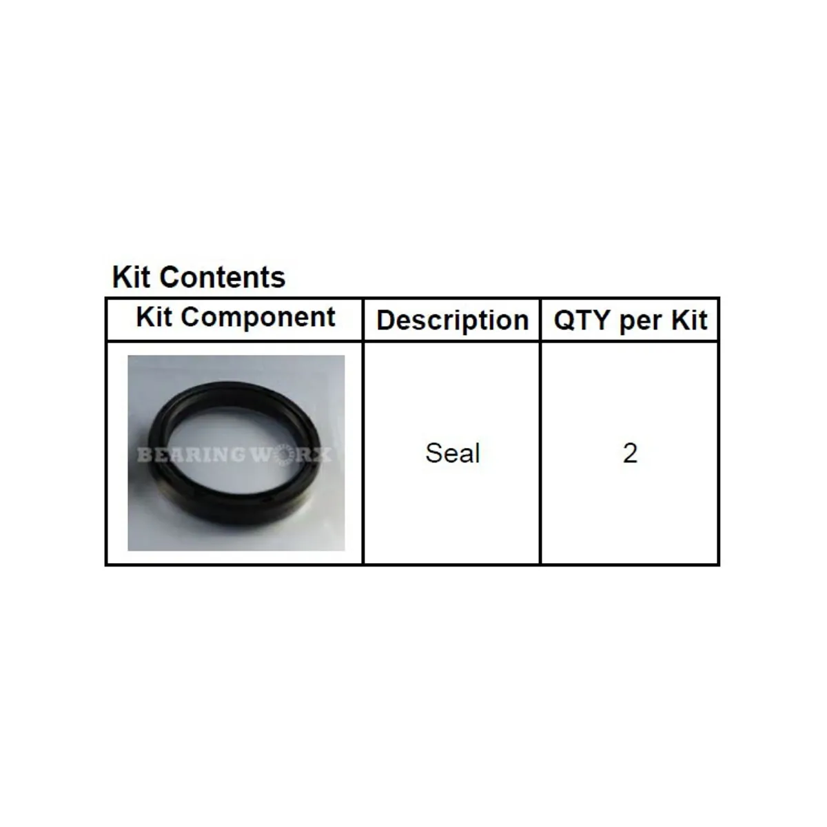 KYB 48mm 48x58x8.5/10.5 - Yamaha YZ 125 04-21 m.fl.