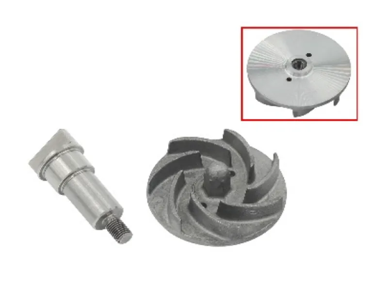 Bronco Vattenpumpsaxel med impeller