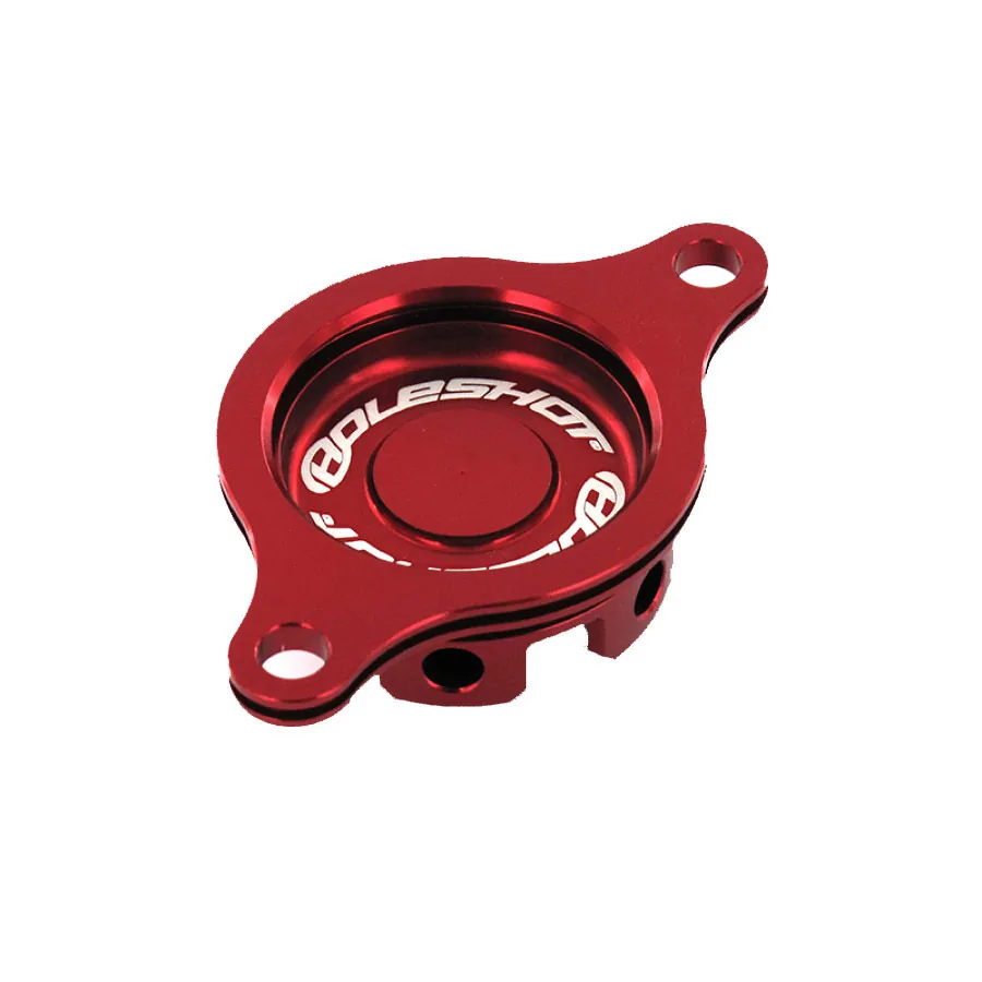 Holeshot Lock till oljefilter, RÖD Honda CRF450R 09-16 - m.fl.