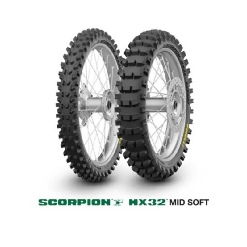 Pirelli Scorpion MX32 Mid Soft Motocrossdäck 110/90-19 (Bak)