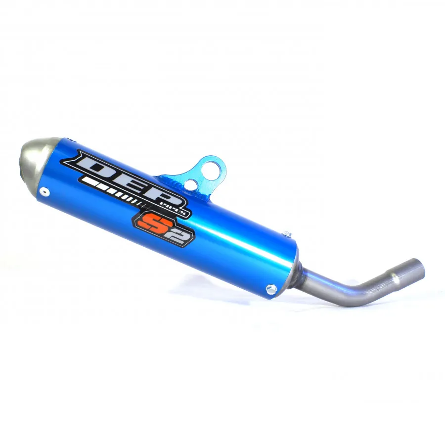 DEP Ljuddämpare Blå - KTM 65 SX 16-23, GasGas MC 65 21-23 m.fl.