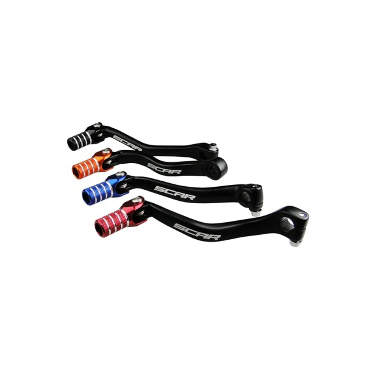 Scar Gear Shift Lever - Ktm Orange tip - KTM 450 SX-F 07-12 m.fl.