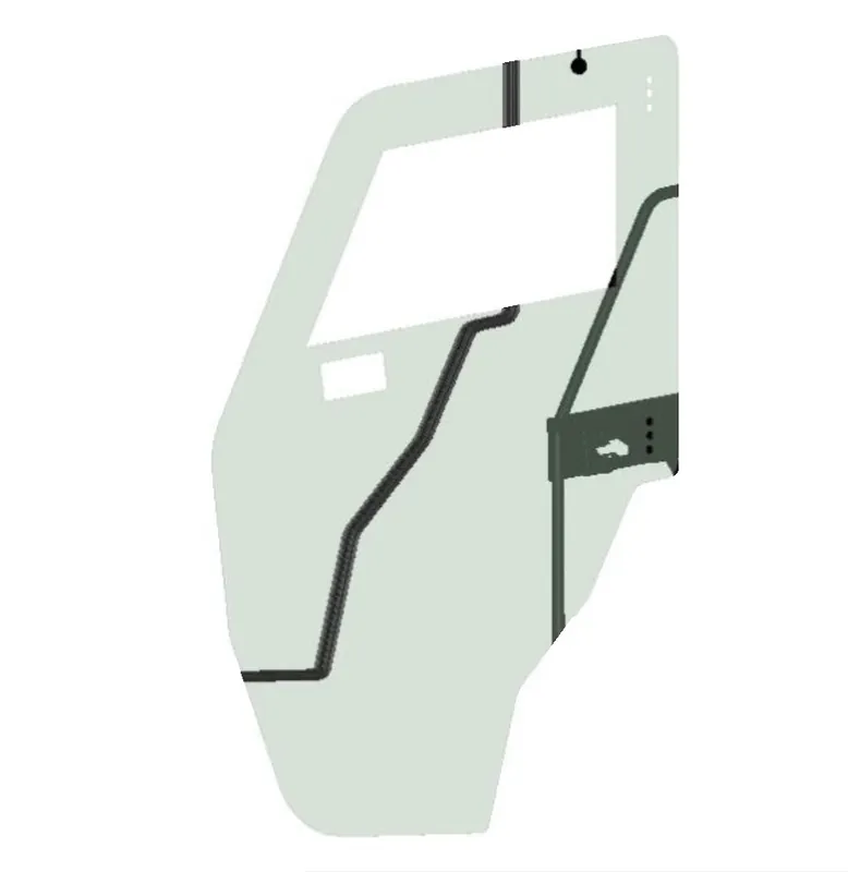 DFK Polykarbonatpanel Höger Yamaha Wolverine X2