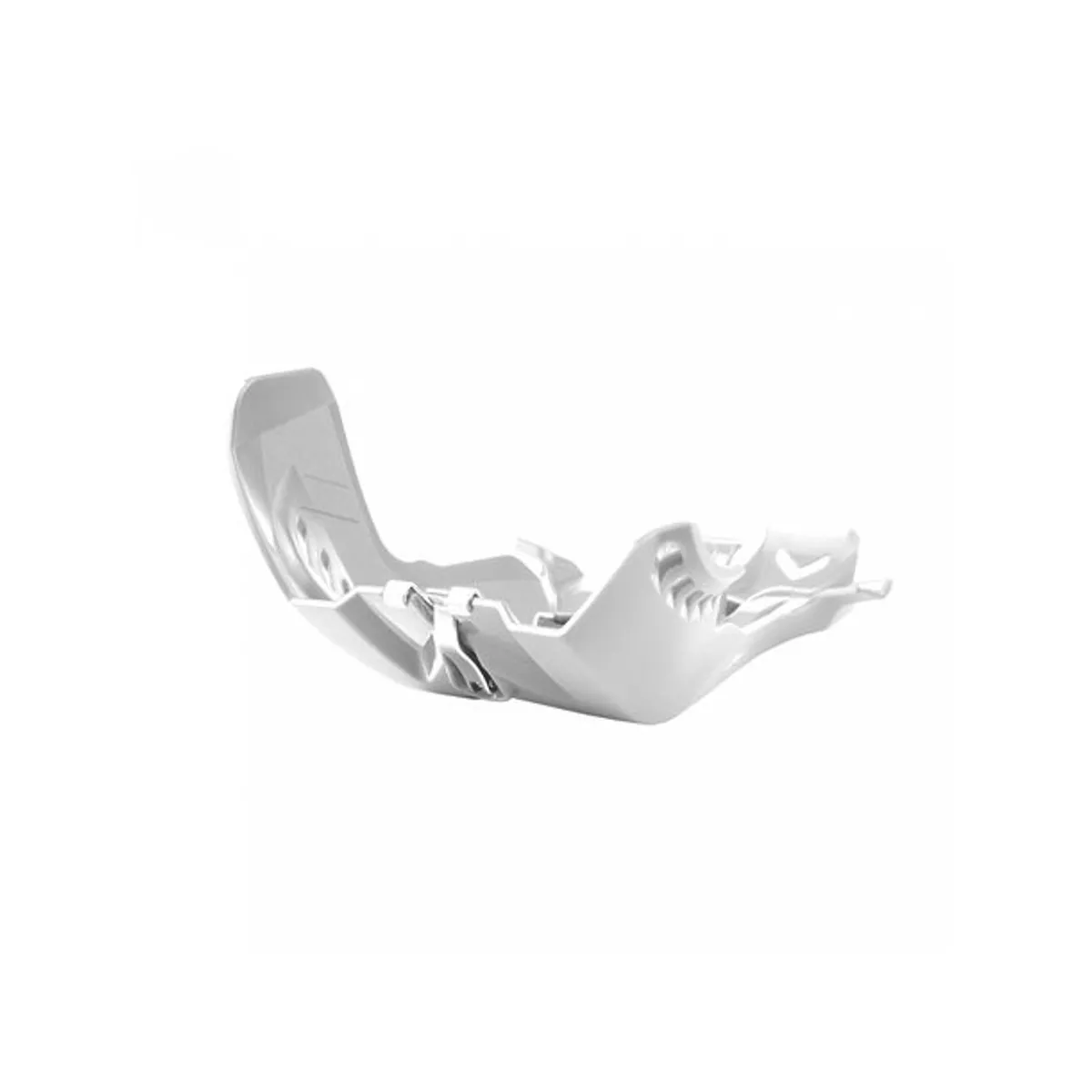 Polisport Fortress Hasplåt W/Link SX/TC250 TE250/300 (19-20) White - m.fl.