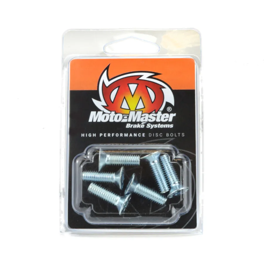 Moto-Master, Skiv Bult M6*18 Försänkt 6st, BAK FRAM - m.fl.