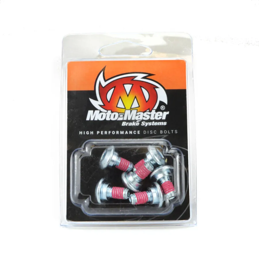 Moto-Master, Skiv Bult M6*14 Flat kupol 6st, BAK FRAM - m.fl.