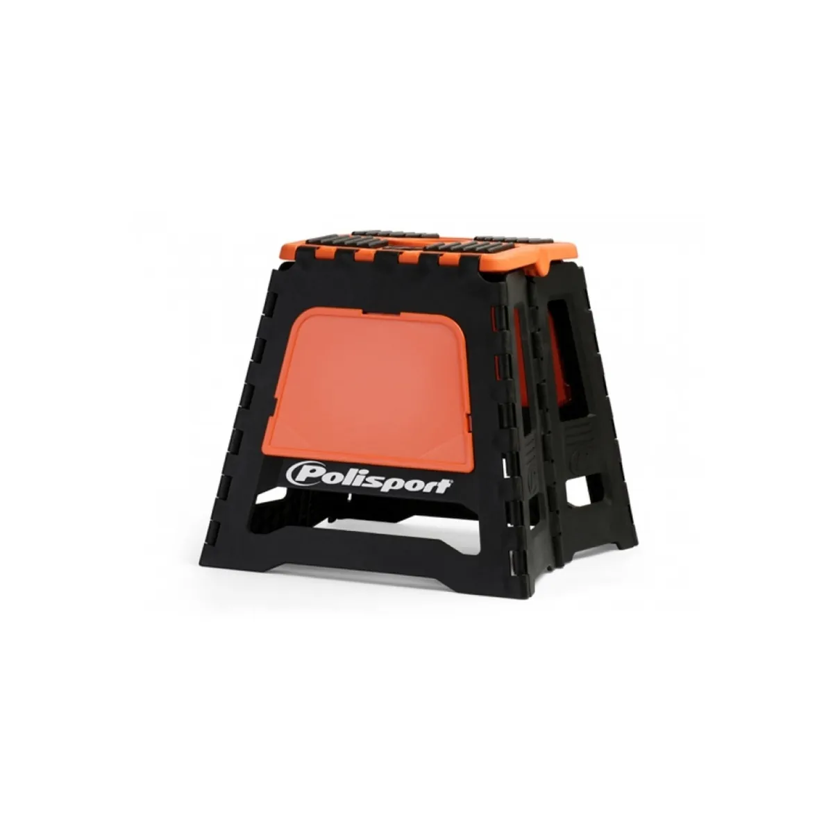 Depåbock/mekpall Polisport Hopfällbar Svart/Orange