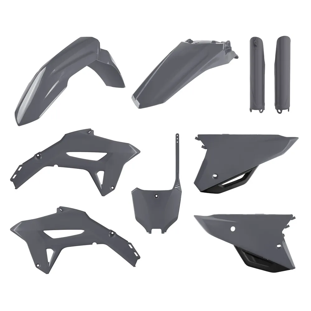 Plastkit MX med gaffelbensskydd CRF250/450 22-/21-23, N-grå