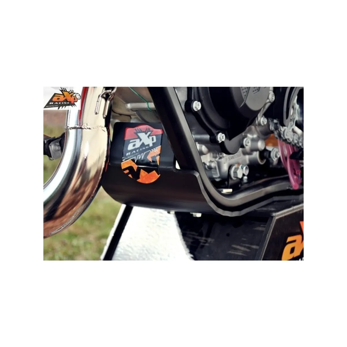 AXP Hasplåt Svart Ktm SX125 16-20 - KTM 125 SX 16-21, KTM 150 SX 16-21
