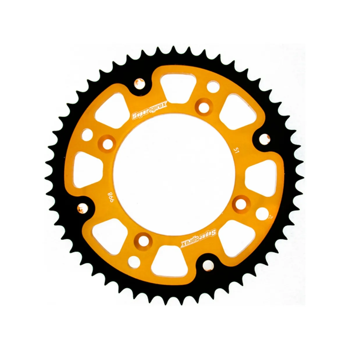Supersprox Stealth Bakdrev SU RM80/85, YA YZ80/85 Guld 52 - m.fl.
