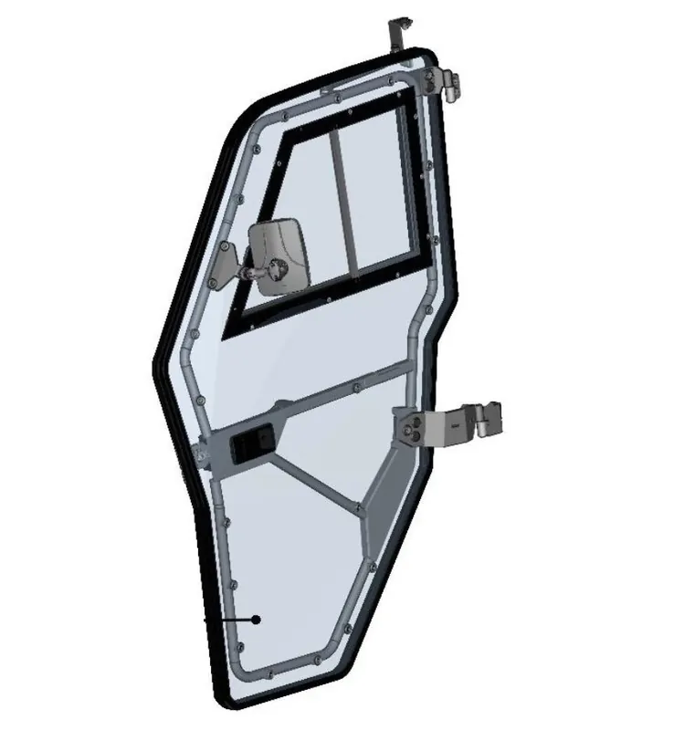 DFK Vänster dörr komplett Polaris Ranger XP 1000 2018-