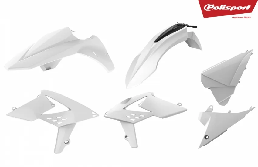 Plastkit Enduro Std Beta RR 13-17, Vit