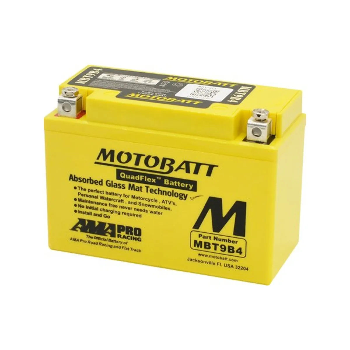 Motobatt batteri MBT9B4 Fabriksförseglad