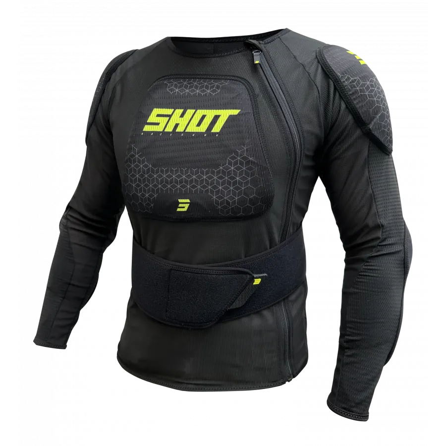 Shot Skyddsjacka Airlight Vuxen Neon / Svart / Gul