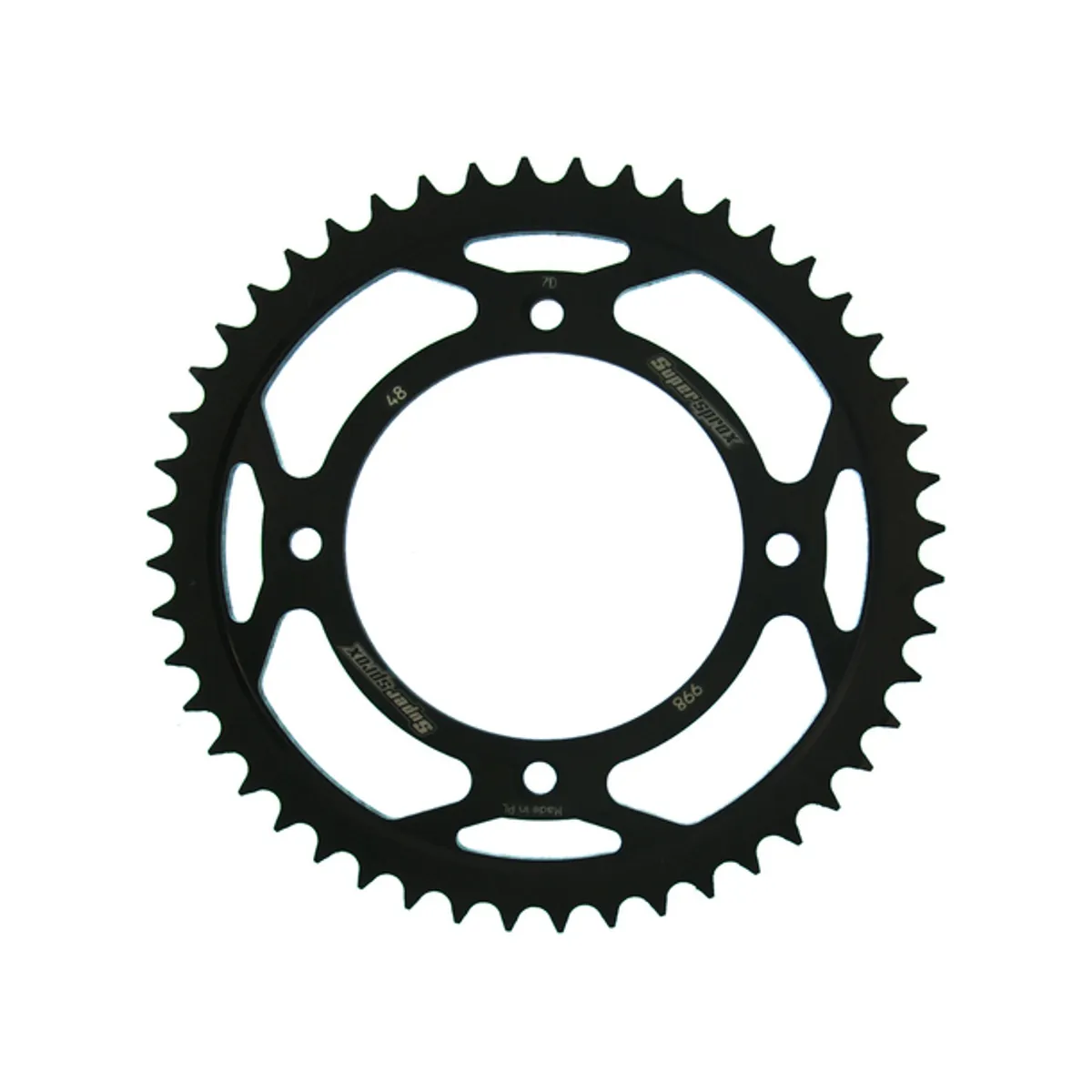 Supersprox Stål Bakdrev SU RM80/85 / YA YZ80/85 Svart 48 - m.fl.