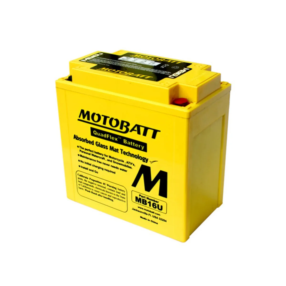 Motobatt batteri MB16U Fabriksförseglad
