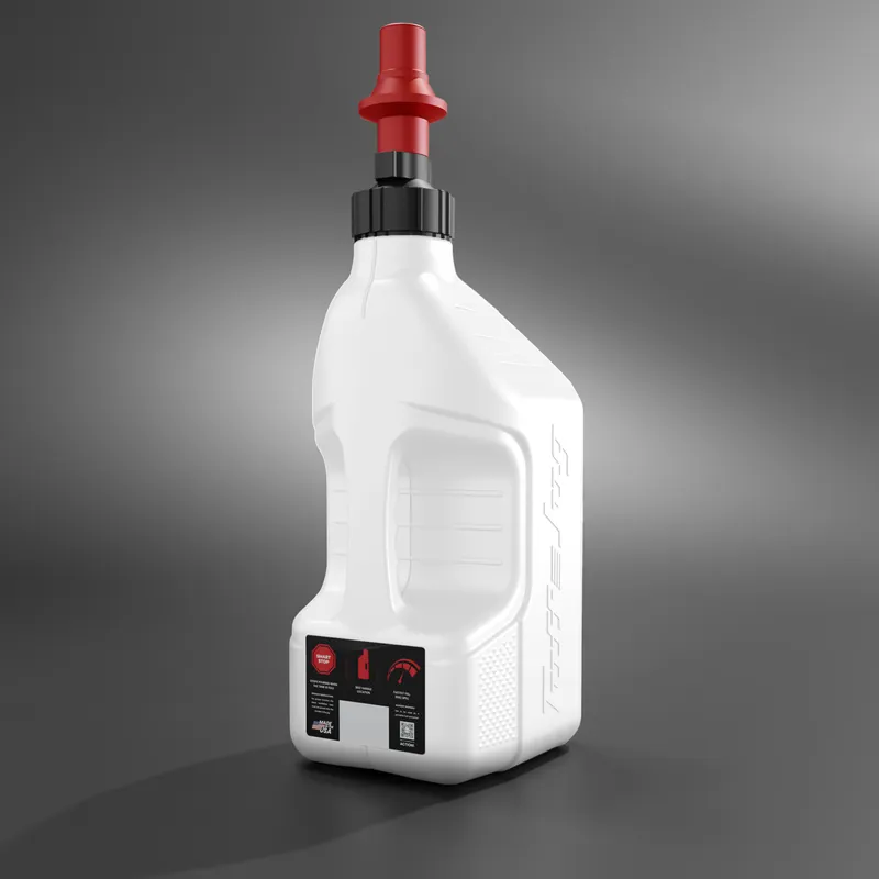 Tuff Jug Snabbtank 10L vit, Ripper kork röd