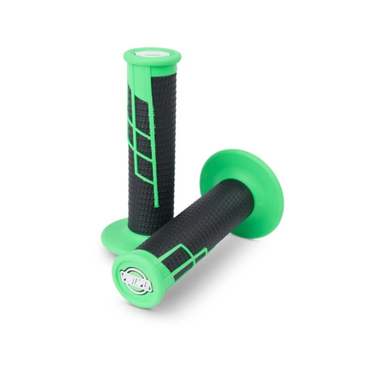 Protaper Handtag Clampon 1/2 Waffle Neon Grön/Svart