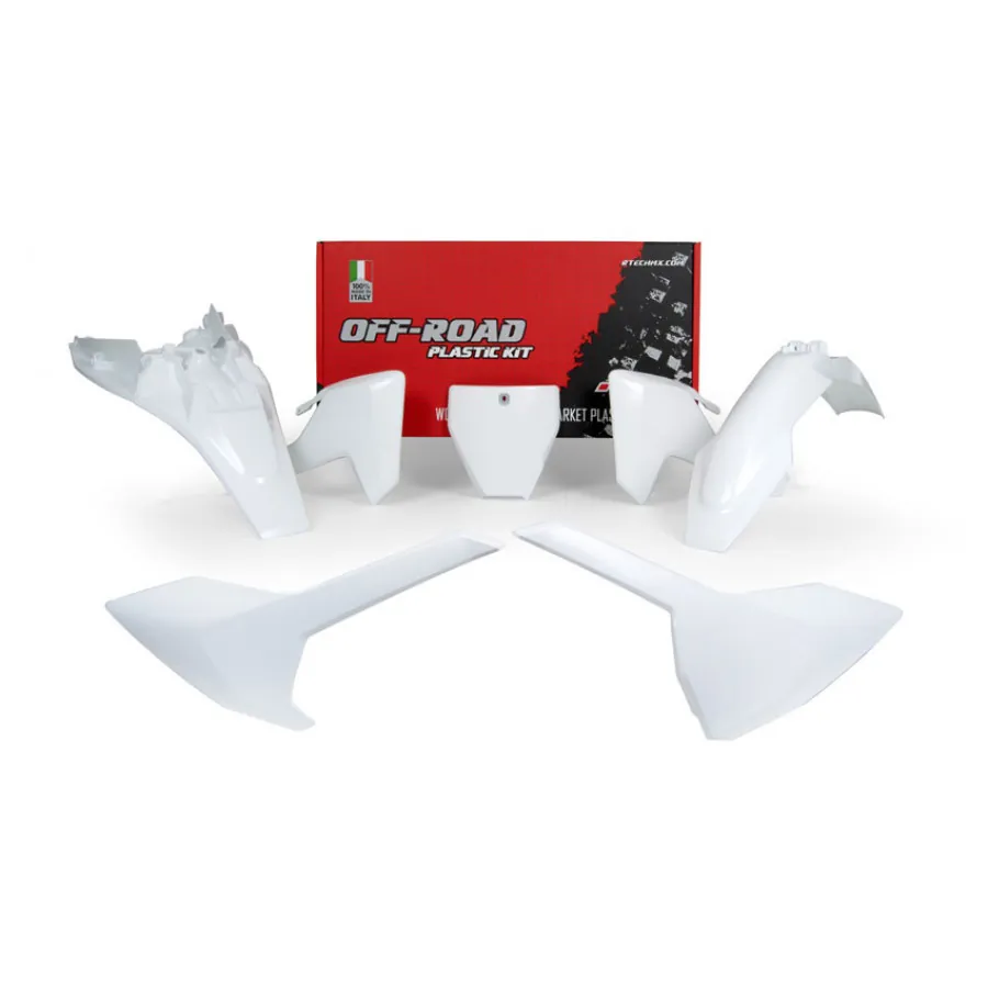 Rtech Plastkit till Husqvarna TC 85 2018-2024 Vit