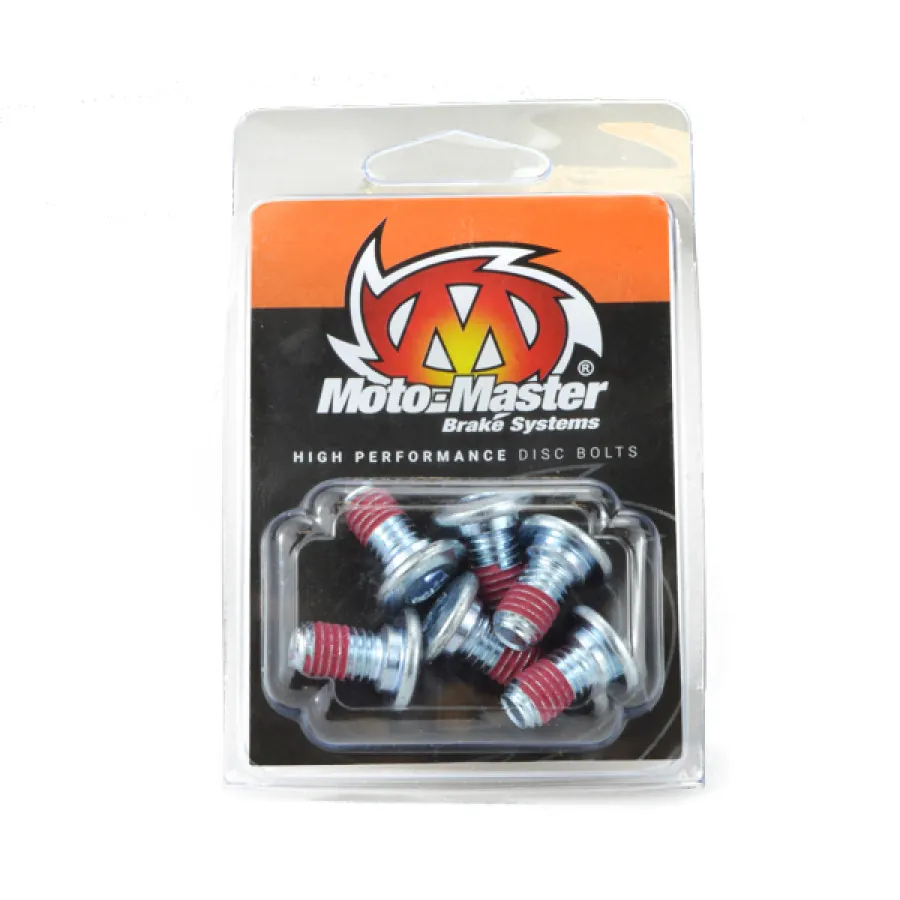 Moto-Master, Skiv Bult M8*12 Flat 6st, BAK FRAM - m.fl.