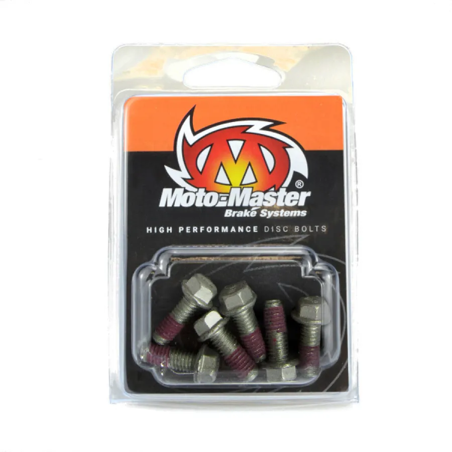 Moto-Master, Skiv Bult M6*16 Sexkant 6st, BAK FRAM - m.fl.