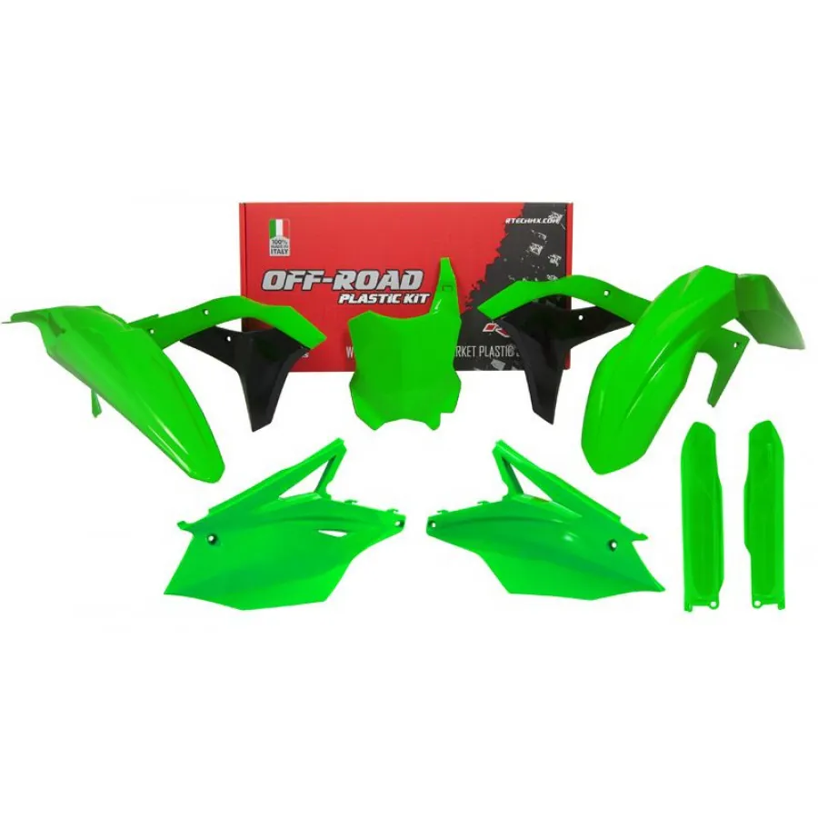 Rtech Plastkit Neongrön till Kawasaki KX 250 2017-2020 - m.fl.