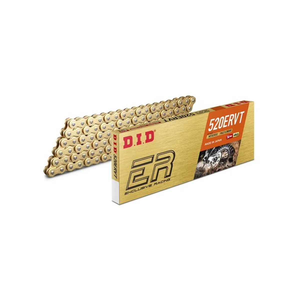 Kedja+Kedjelås (FJ) D.I.D 520ERVT (ersätter 520VT) - m.fl.