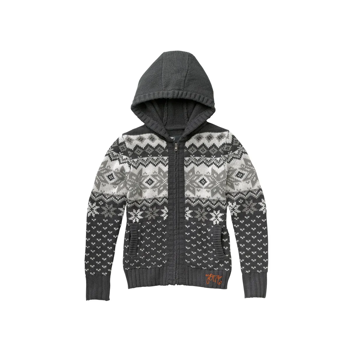 *GIRLS KNIT NORWEGIAN JACKET M