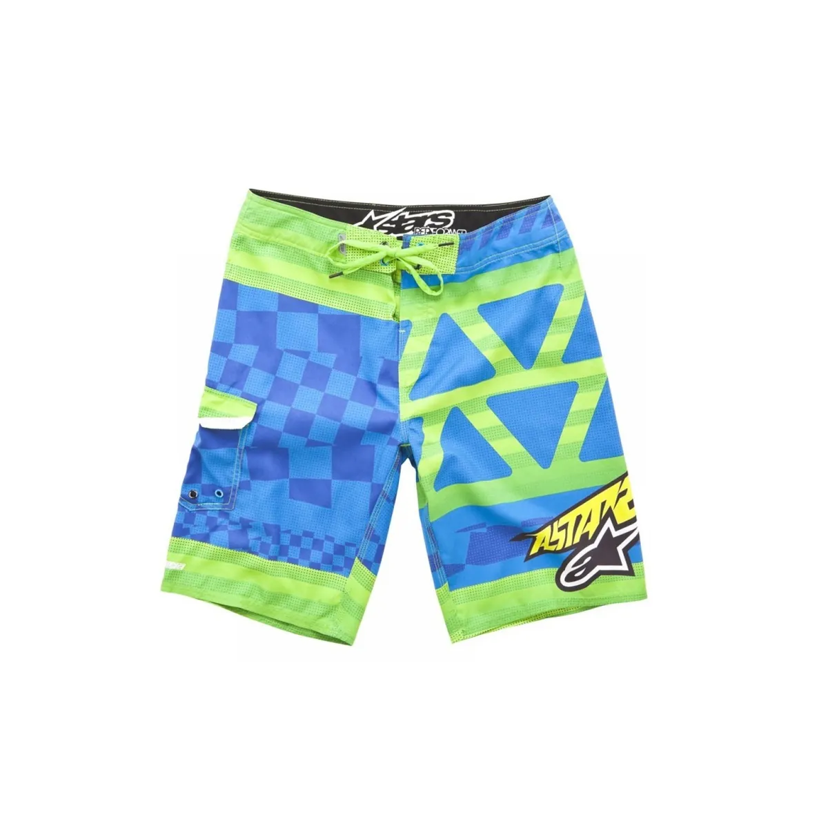 HYPE BOARDSHORTS GREEN ALPINESTARS 38