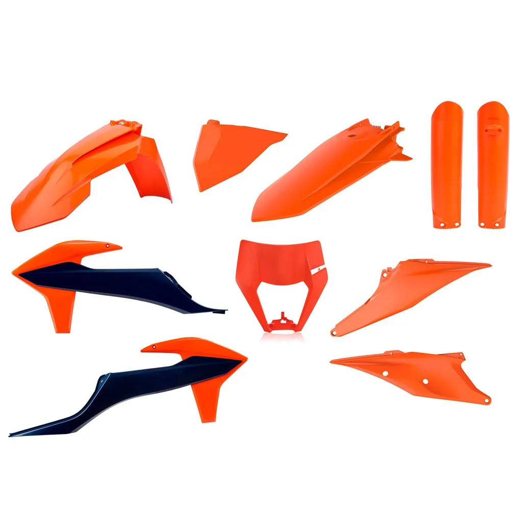 Plastkit Enduro m lampkåpa KTM EXC/EXCF 20-23, OEM 22
