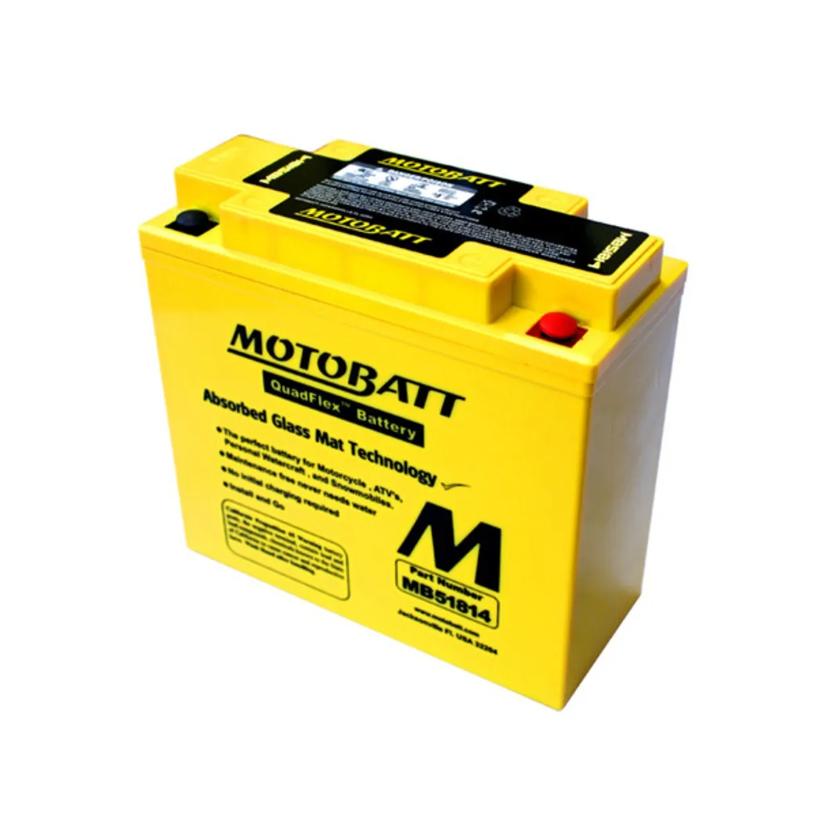 Motobatt batteri MB51814 Fabriksförseglad