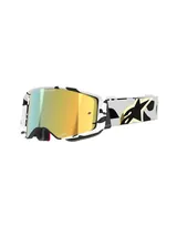 Alpinestars Crossglasögon Supertech CORP Vit/Guld Spegel/Guld bild 1