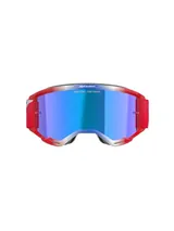 Alpinestars Crossglasögon Vision 5 CORP Röd/Vit/Blå Spegel/Blå bild 3