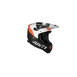 Crosshjälm Just1 J-22 C Adrenaline Orange/Vit/Carbon Matt bild 3