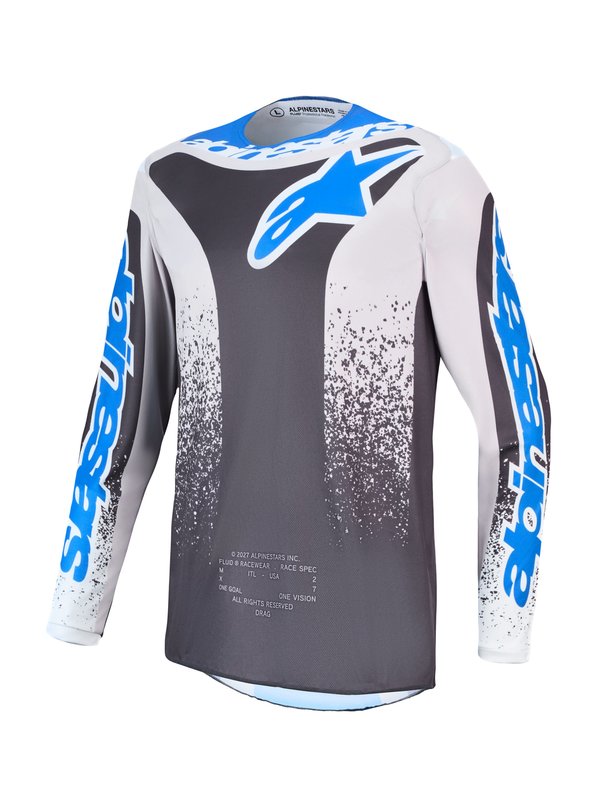 Alpinestars Alpinestars Crosströja Fluid Drag Grå/Lilac/UCLA Blå