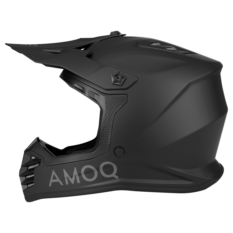 AMOQ Meteor V2 Crosshjälm Barn Blackout bild 2