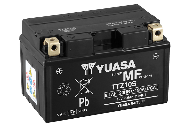 Yuasa Yuasa Batteri, TTZ10S(WC) syrafylld (6)