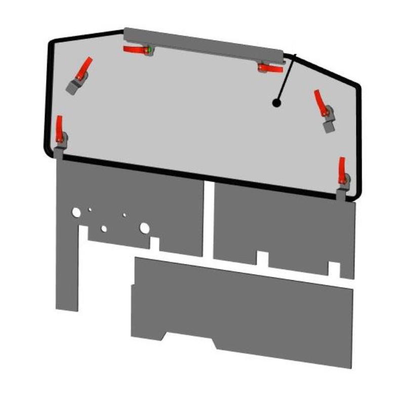 DFK DFK Bakpanel komplett Can-Am Defender/Traxter 2025