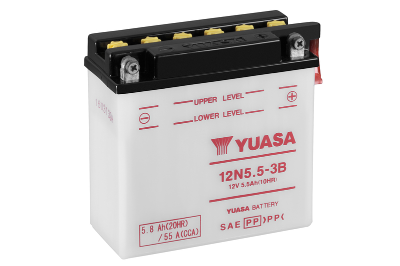 Yuasa Yuasa Batteri, 12N5.5-3B (CP) Inkl syra (4)