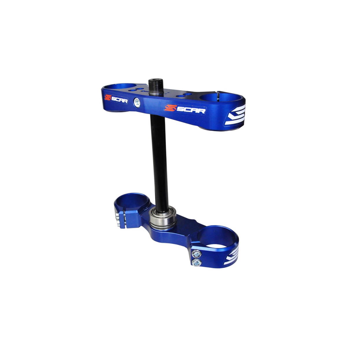 Scar Scar Triple Clamps - Ktm/Husqvarna Offset:16mm Blue color